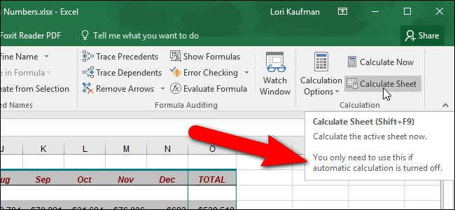 How To Change Calculation To Manual In Excel For Mac